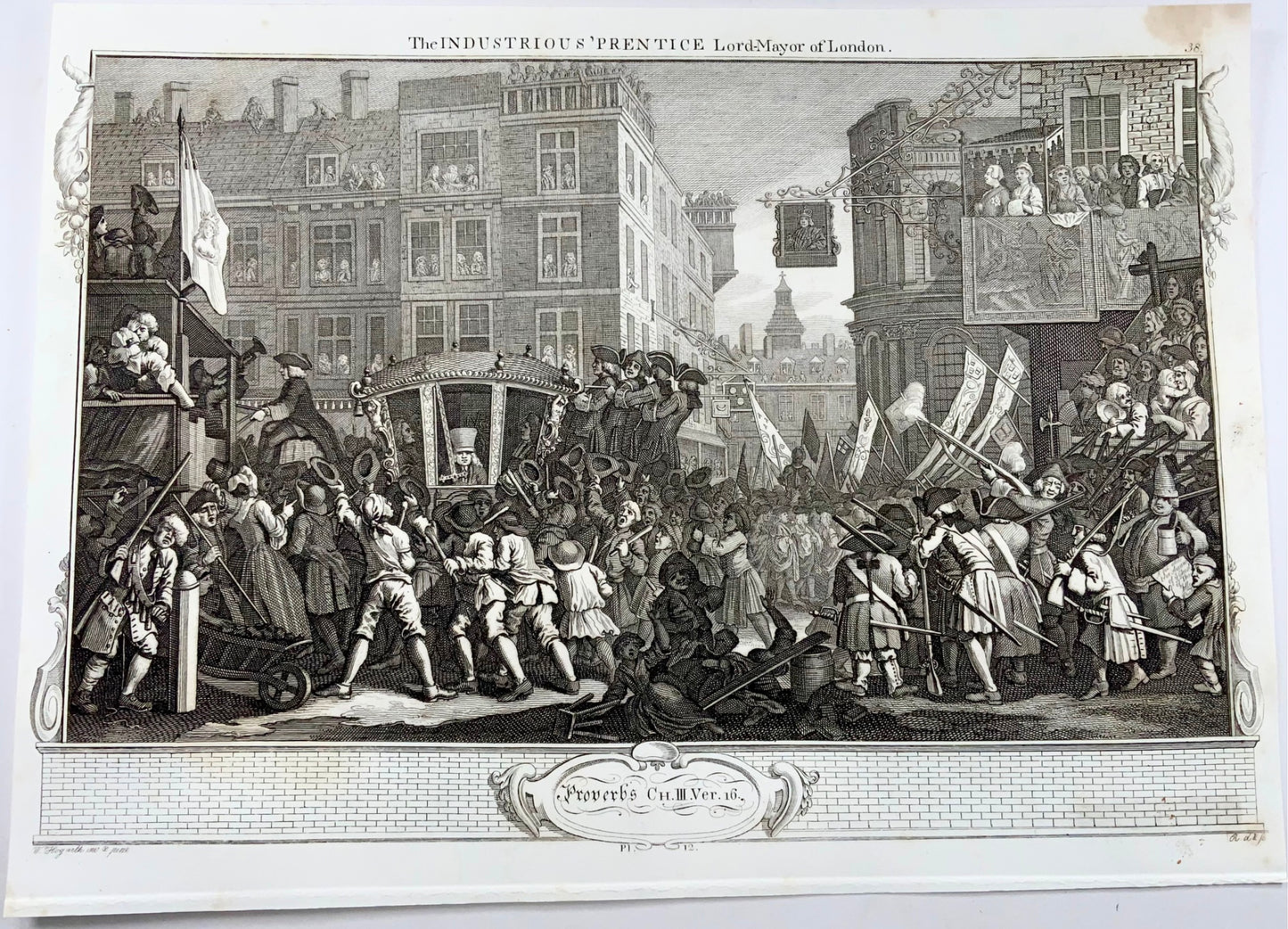 1790 c Hogarth del, Riepenhausen sc., The Industrious Apprentice, Lord Mayor