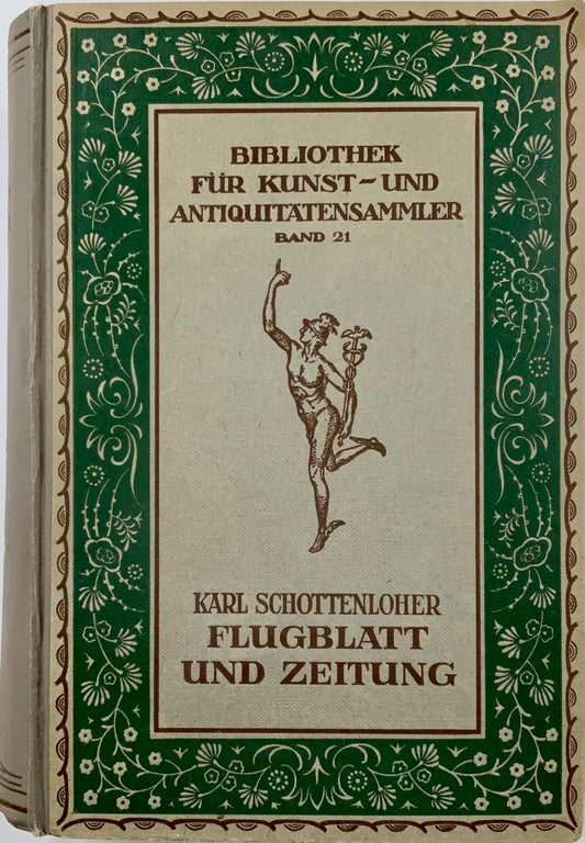 1922 Histoire des journaux et journaux allemands. Livre