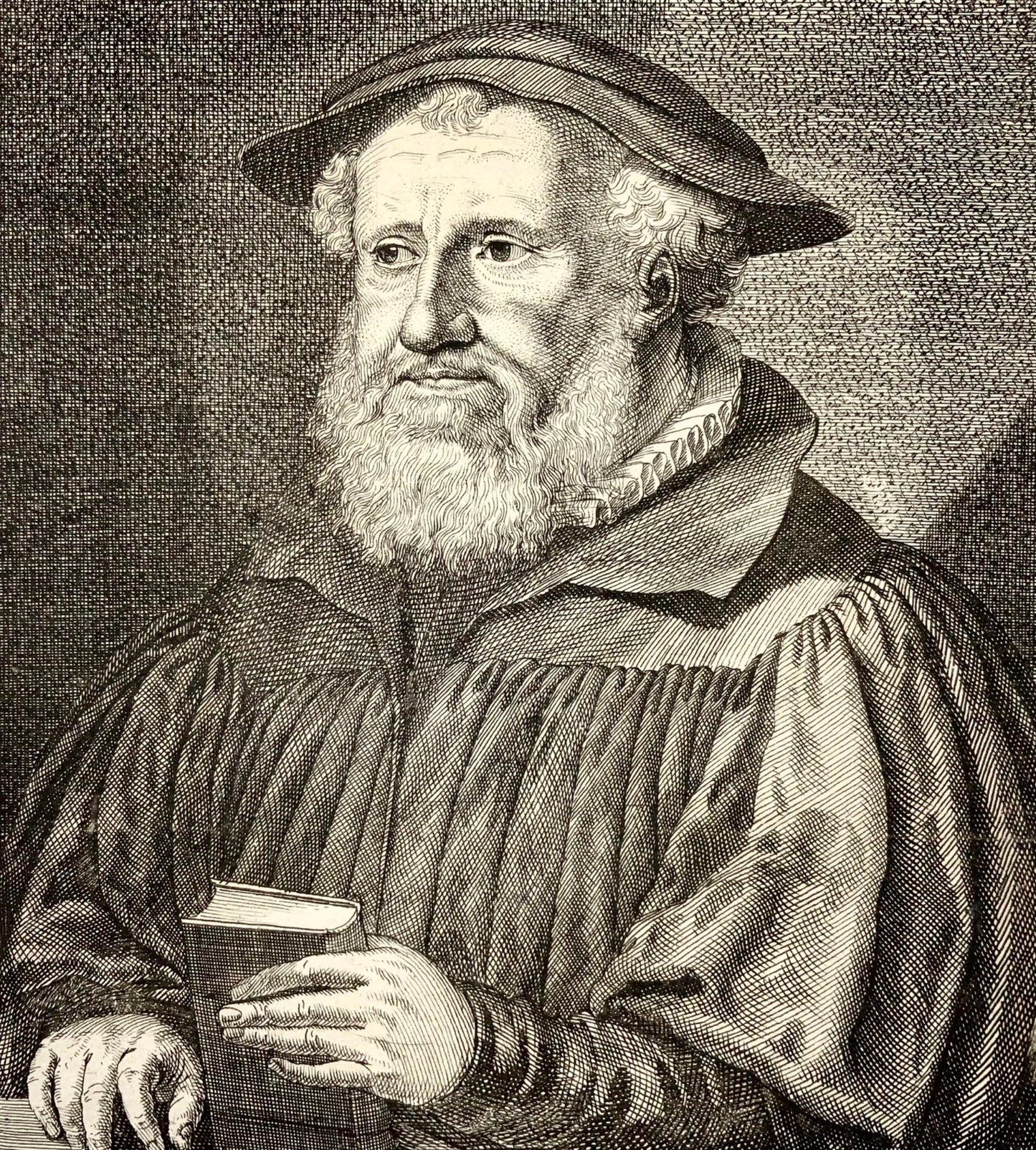 1640 Portrait of Ludwig Lavater, engraved by Conrad Meyer, Switzerland