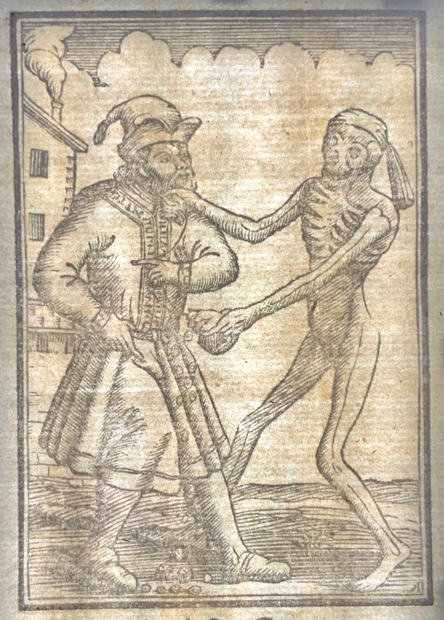 1588 [c1760] Georg Scharffenberg, danse de mort, Judaica, le juif