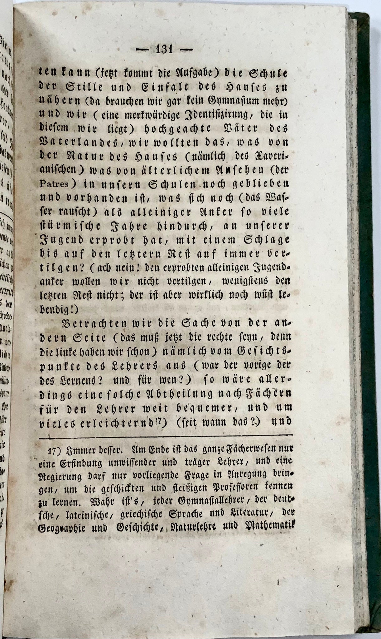 1823 Ignaz Troxler, Luzern’s Gymnasium, pedagogy, philosophy, First Edition