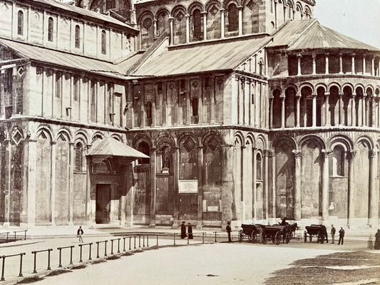 Années 1870 Giacomo Brogi, Pise, il Duomo, architecture, imprimé albumine 