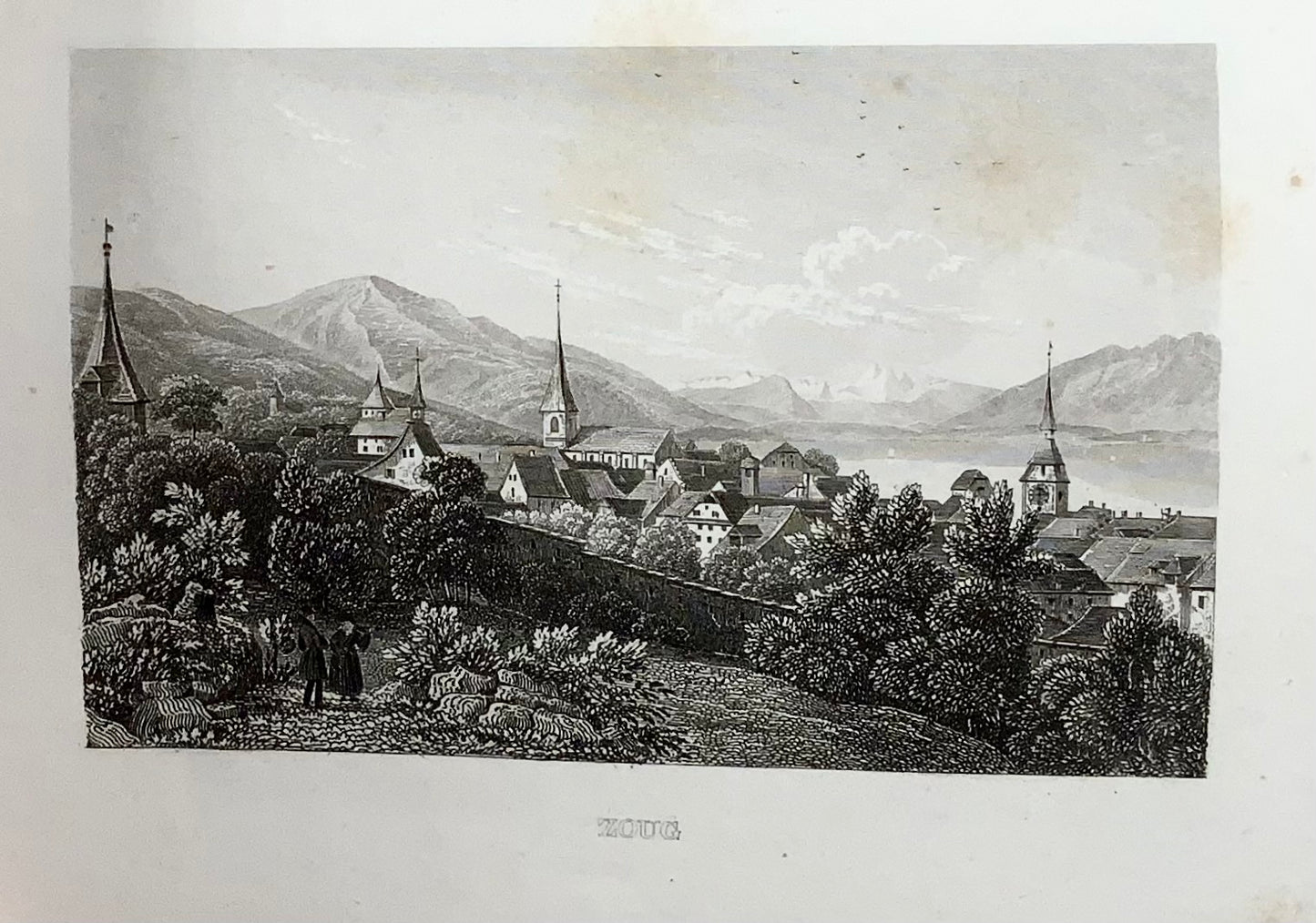 1844 Suisse Illustré de 100 gravures sur acier. Livre