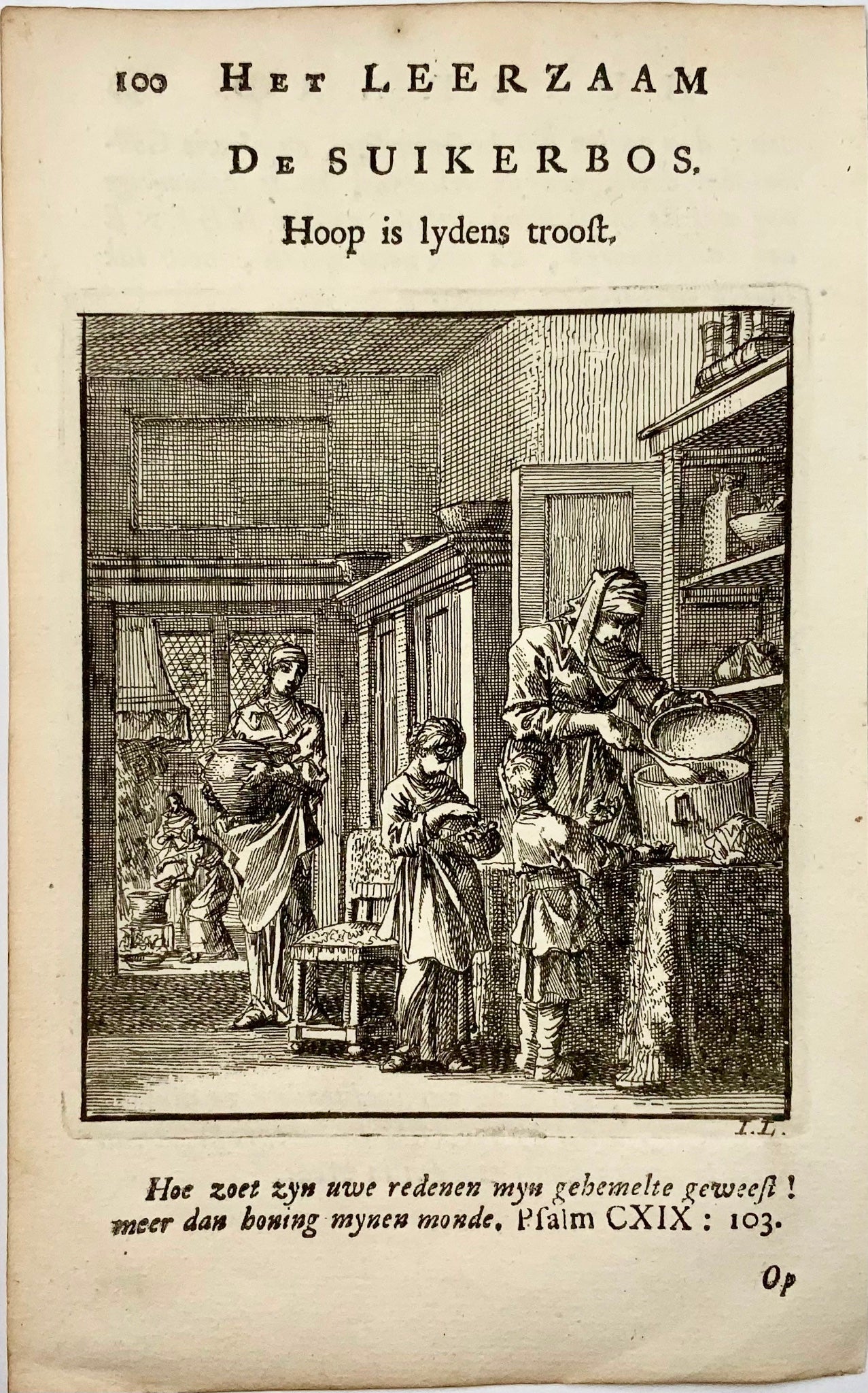 1711 Sugar Baker, Caspar Luyken, gravure, métiers 
