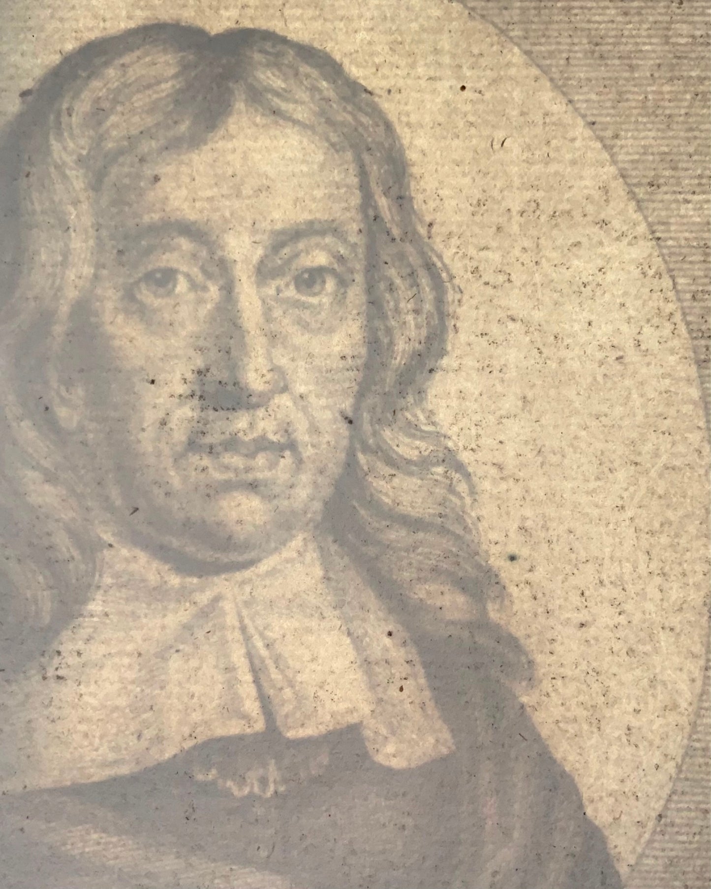 1788 Le poète John Milton [Lèvres d'après Faithorne], Folio, portrait, gravure 