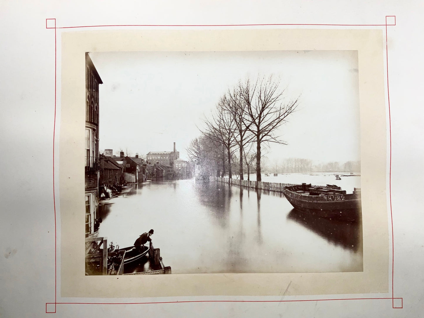 1878 Norwich, la Grande Inondation de 1878, album photographique, folio